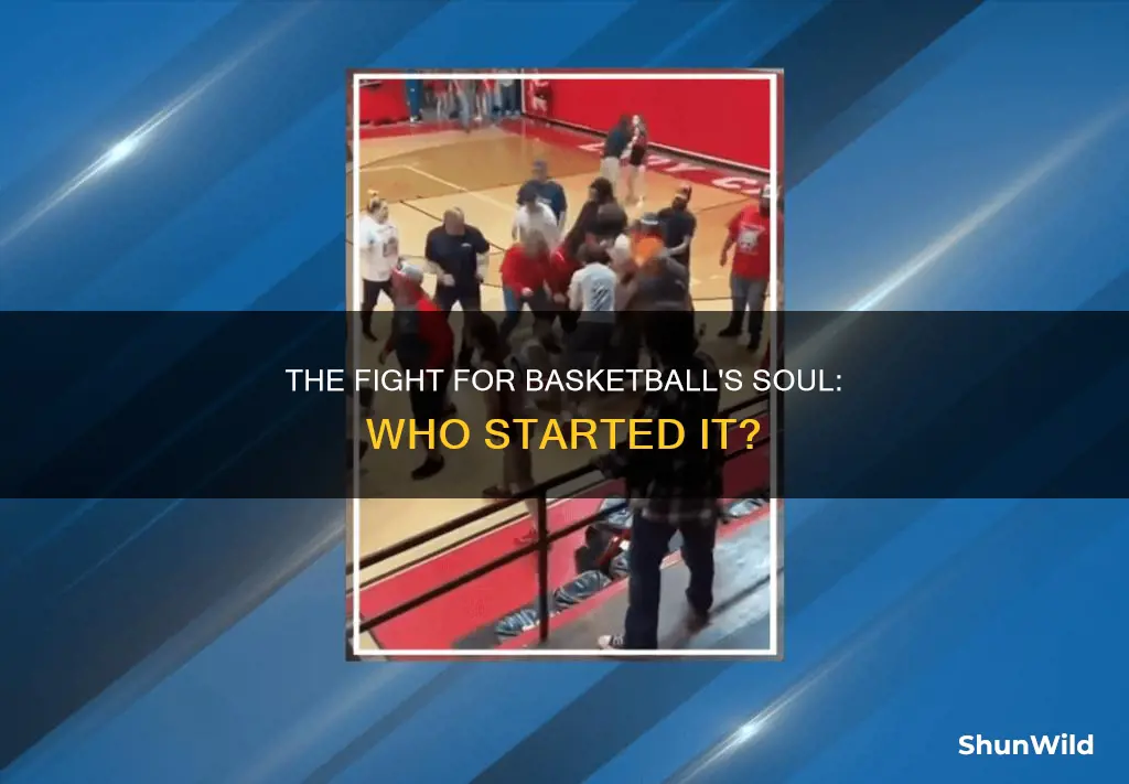 who started basketball brawl