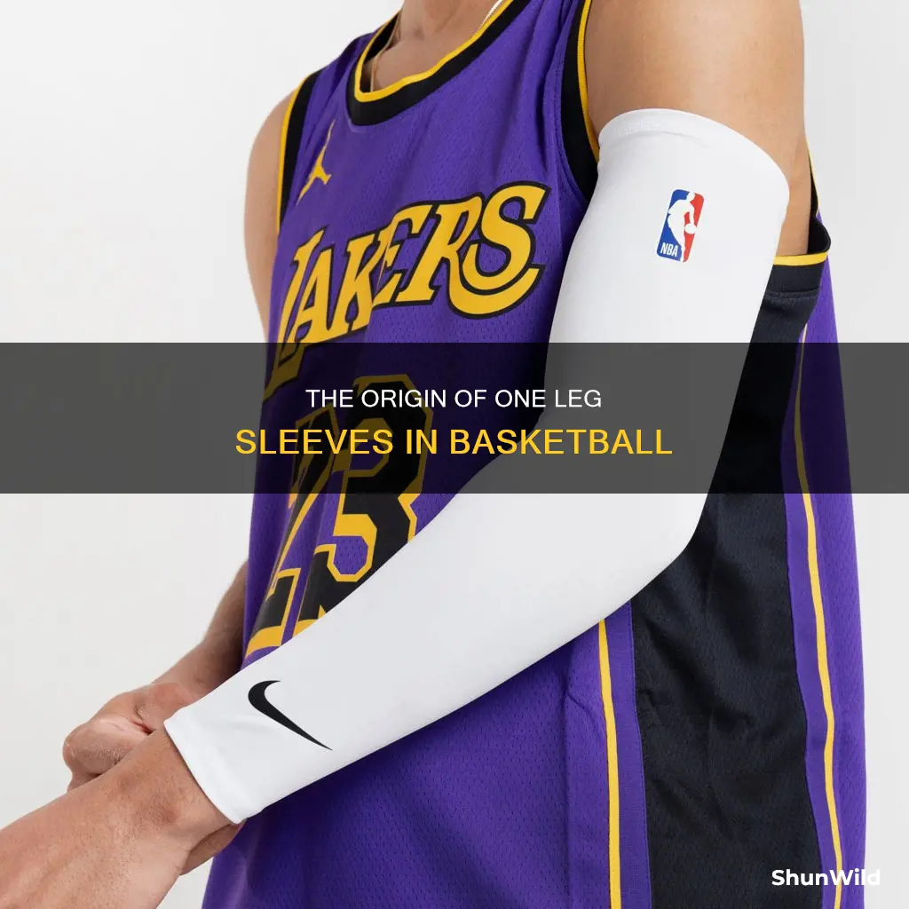 who started the one leg sleeve in basketball
