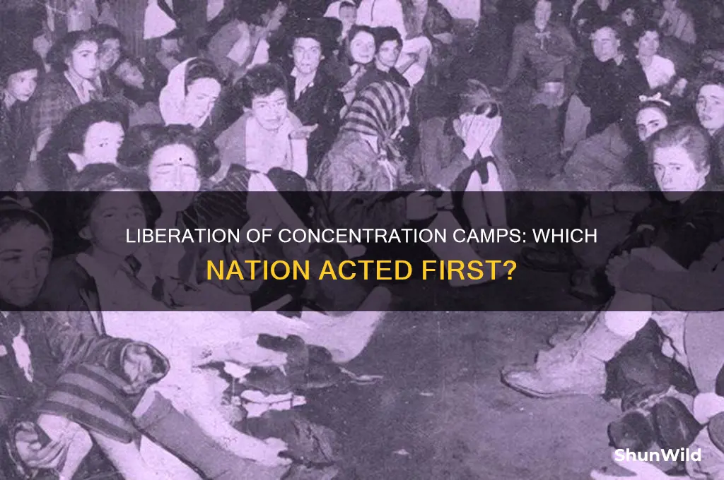 who was first country to free concentration camps