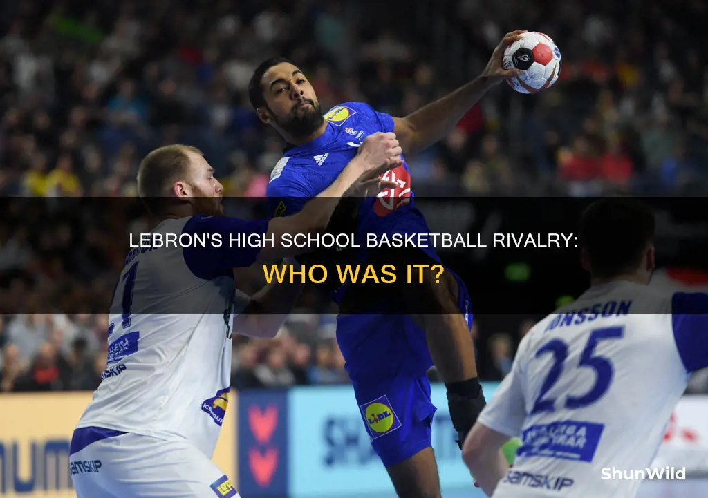 who was lebron rival in high school basketball