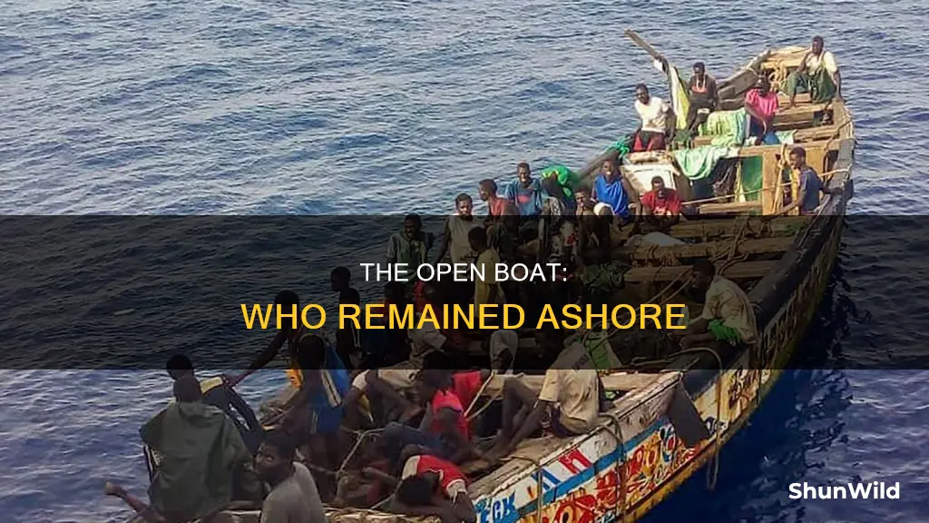 who was not in the open boat