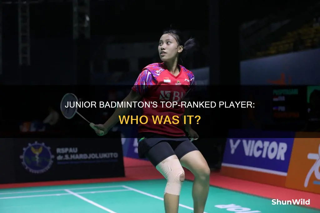 who was rank 1 in badminton for juniors