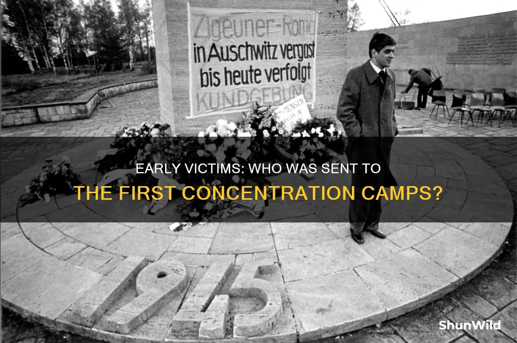 who was sent to the first concentration camps