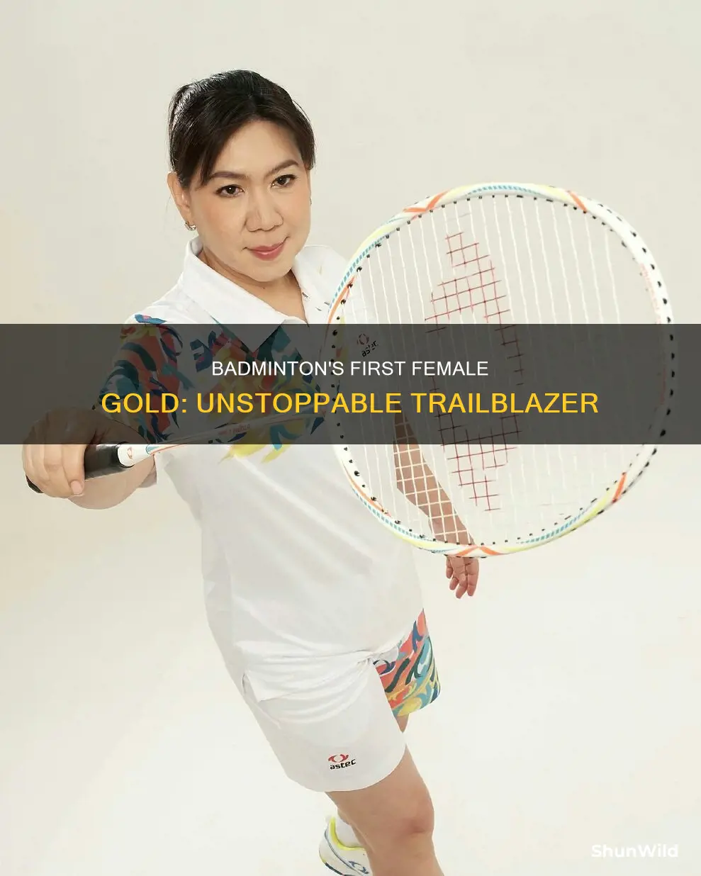 who was the first woman to win gold in badminton