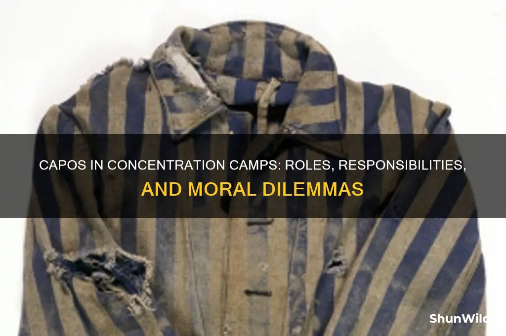 who were capos in concentration camps