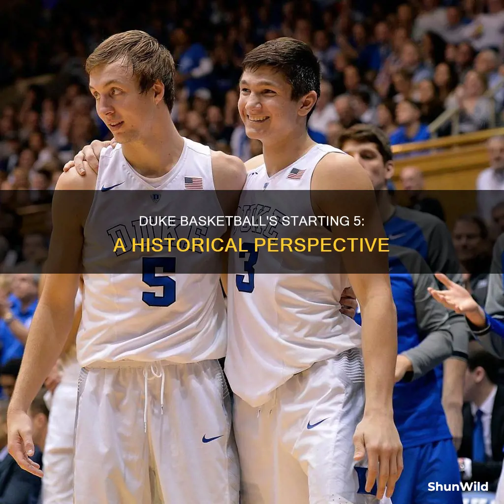 who were duke basketball starting 5