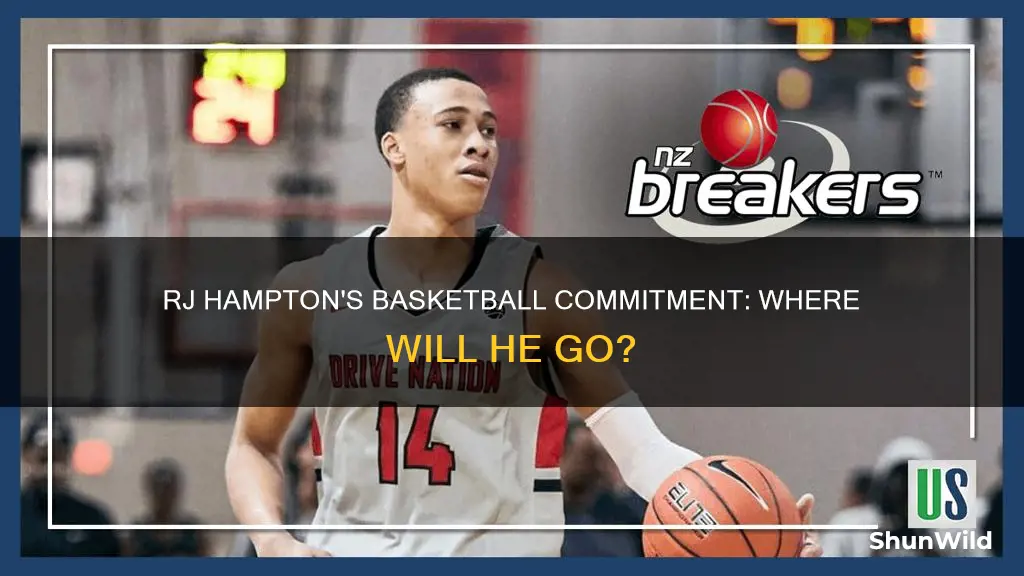 who will basketball star rj hampton commit to