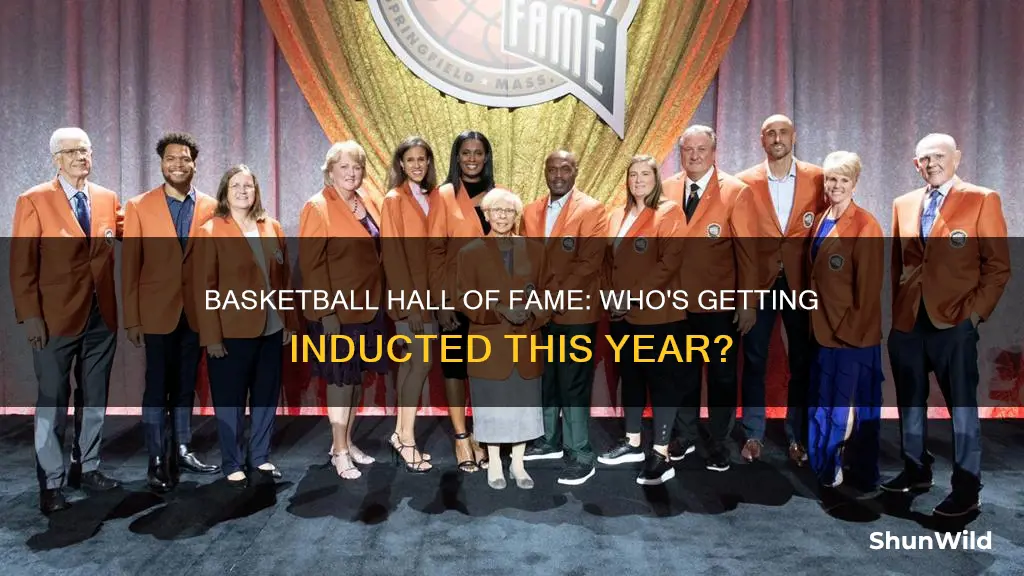 who will be inducted in basketball hall of fame