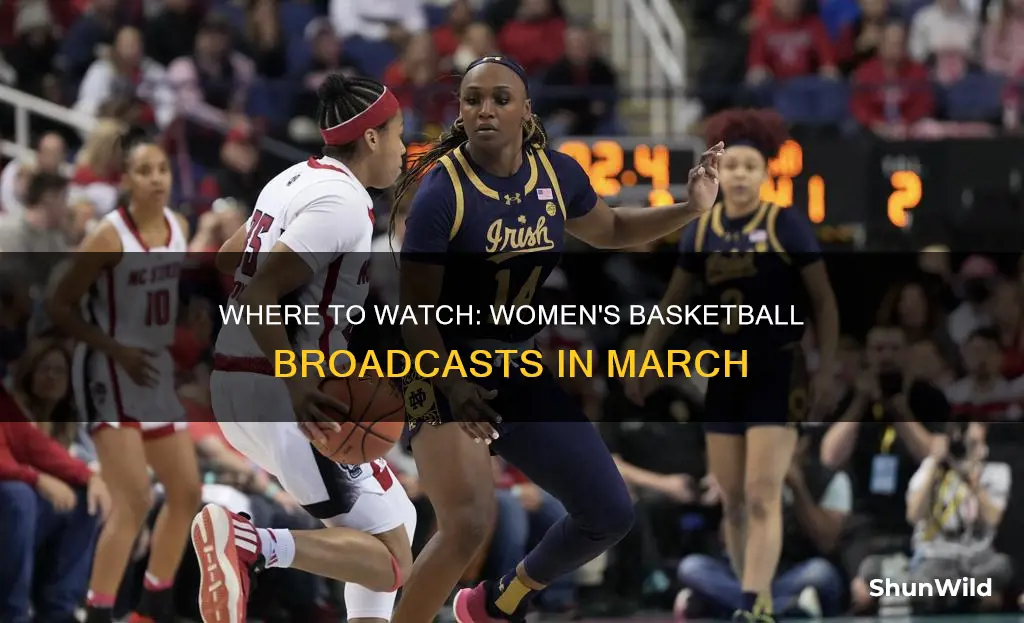 who will broadcast womens basketball in march