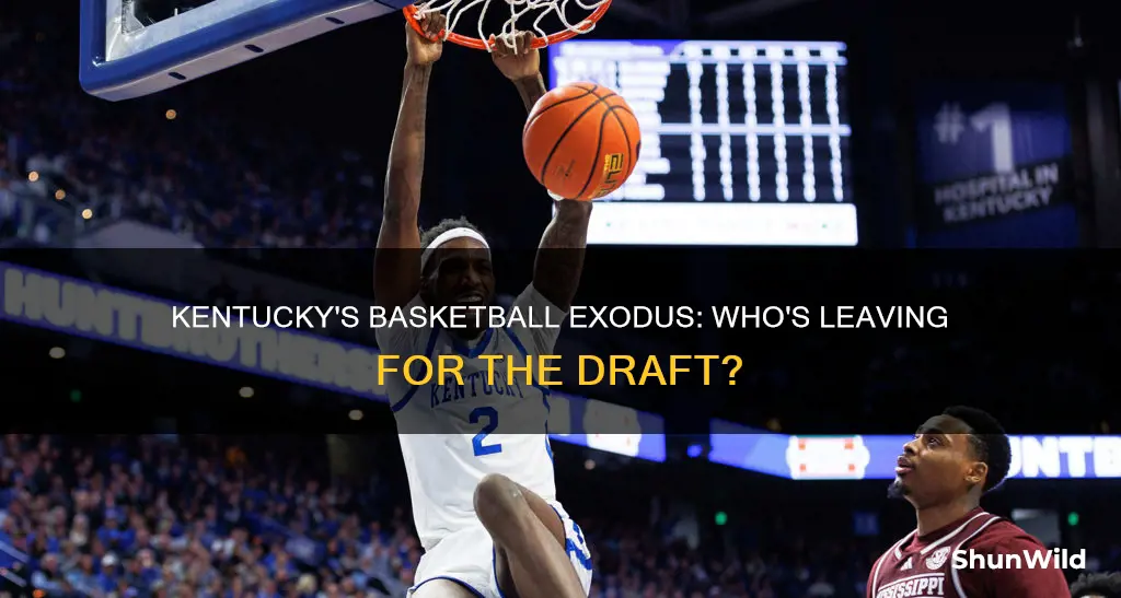 who will kentucky lose in the basketball draft