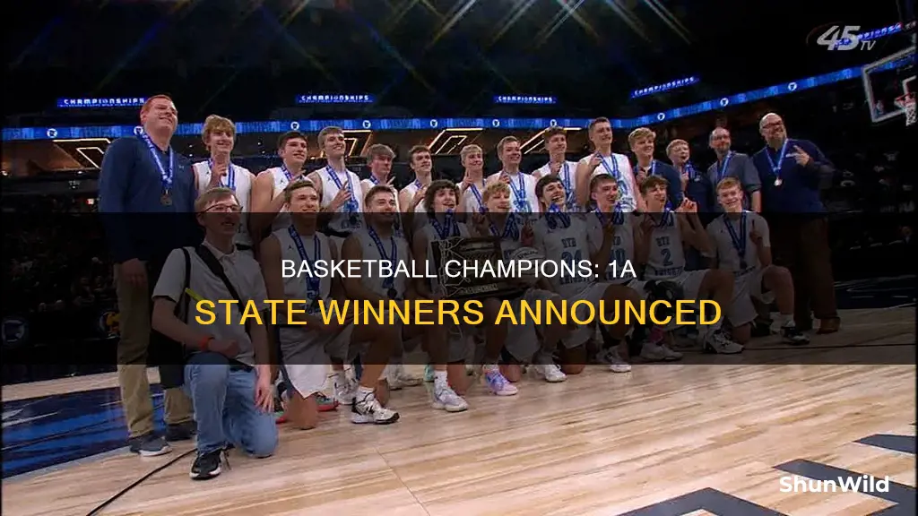 who won 1a state basketball