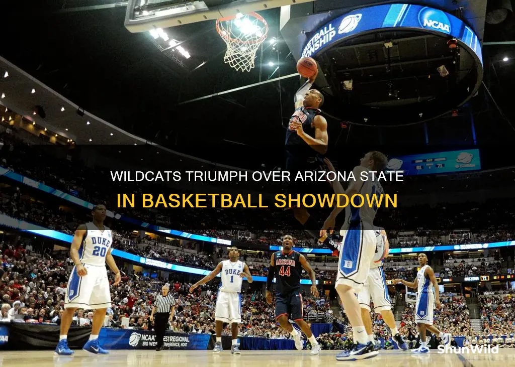 who won az wildcats and az state basketball
