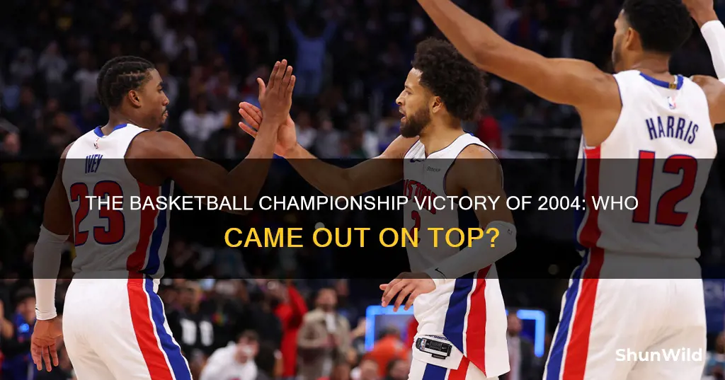 who won basketball championship 2004
