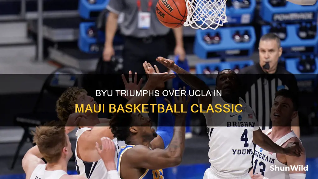 who won between byu and ucla basketball in maui