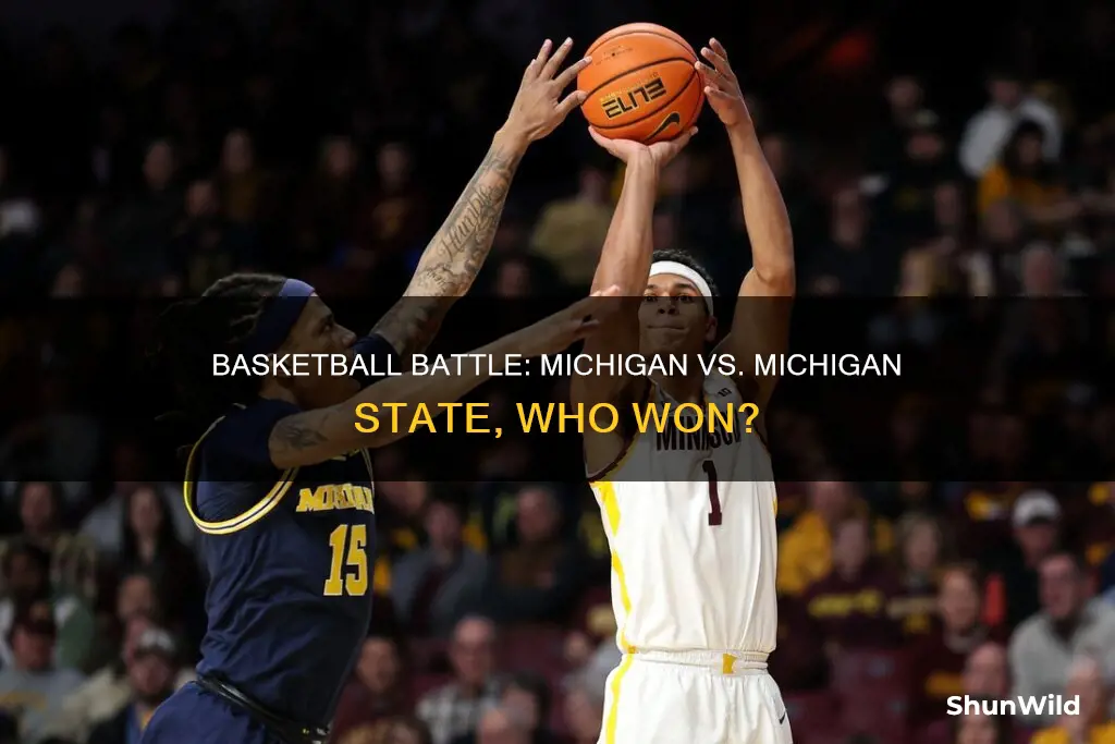 who won between michigan and michigan state basketball