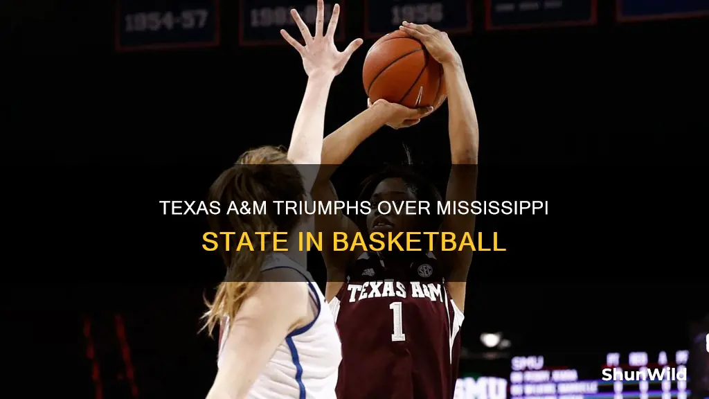 who won between texas am and mississippi state basketball