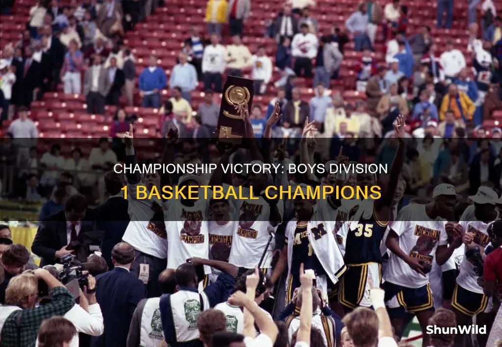 who won division 1 boys basketball