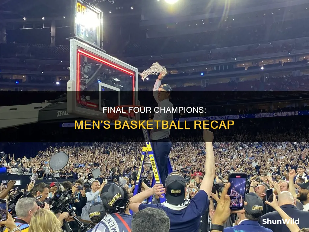 who won final four in mens basketball last year