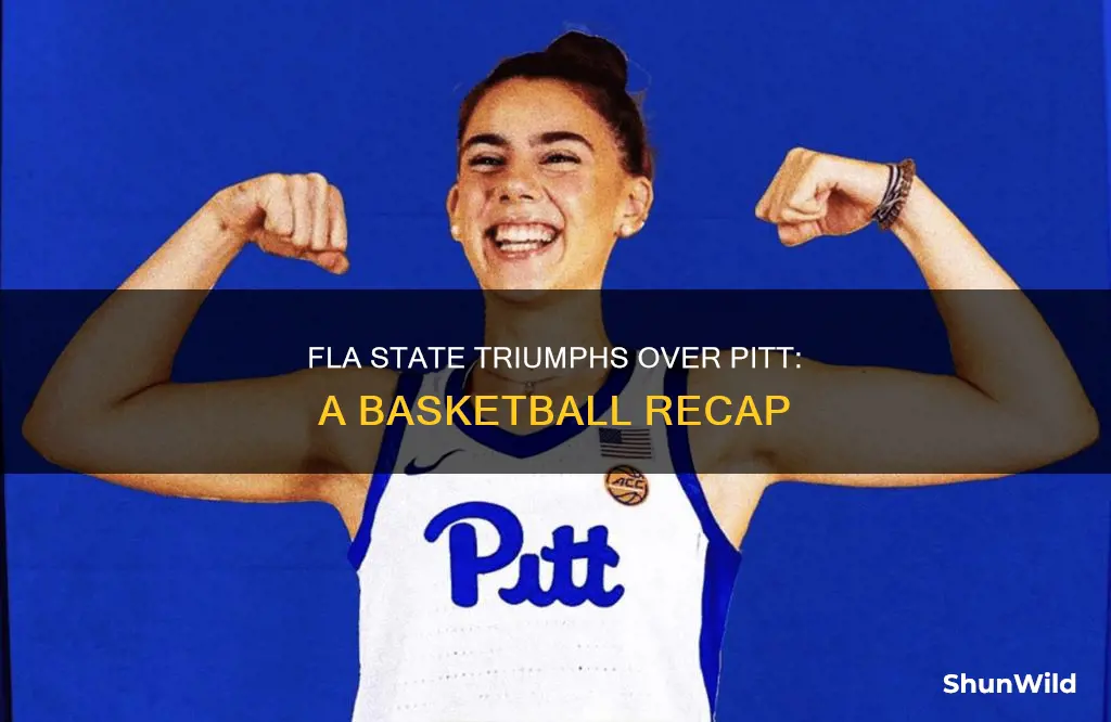 who won fla state pitt basketball