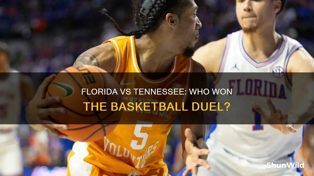 who won florida vs tennessee basketball 1 12 19