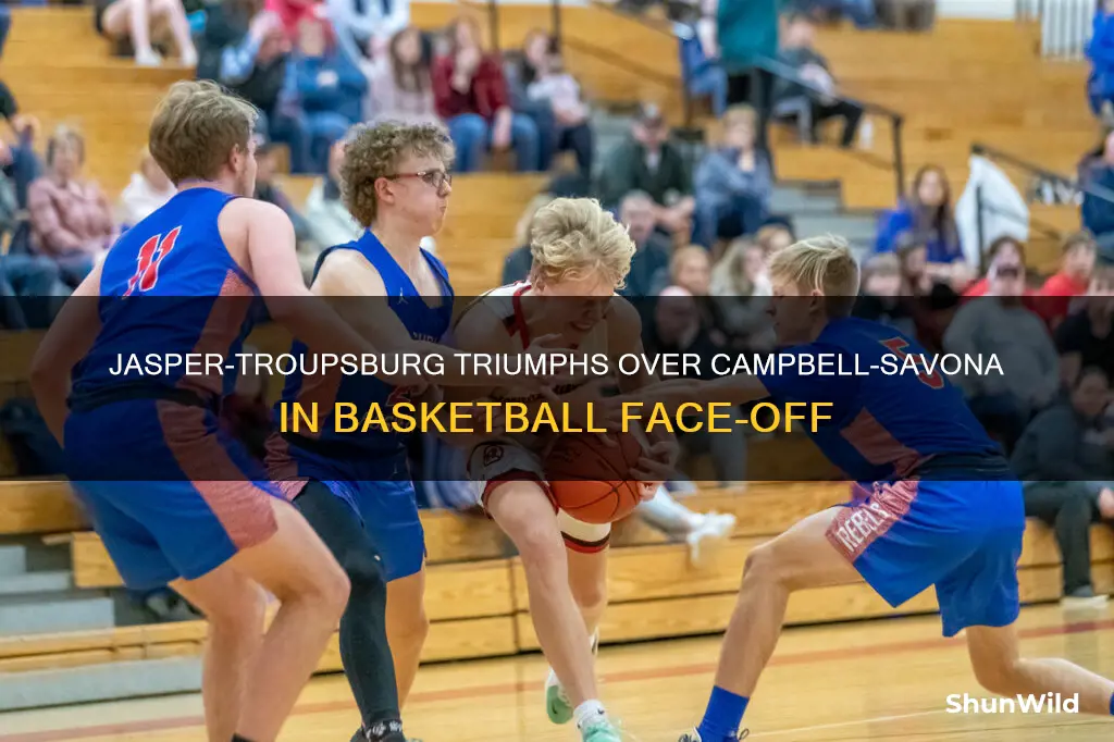 who won jasper troupsburg campbell savona basketball