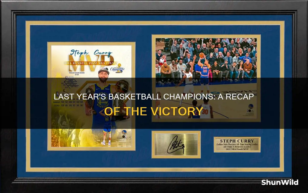 who won last year basketball championship