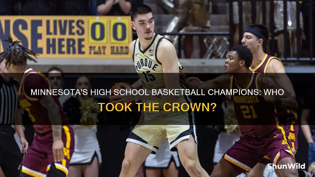 who won minnesota high school basketball