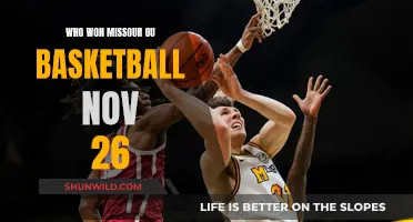 Missouri Tigers Win Basketball Game Against OU on Nov 26