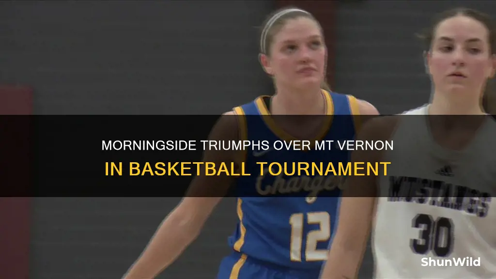 who won morningside mt vernon basketball tournament