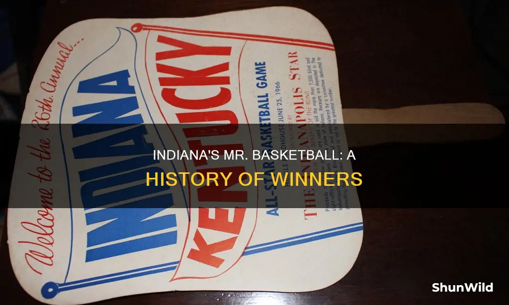 who won mr basketball in indiana