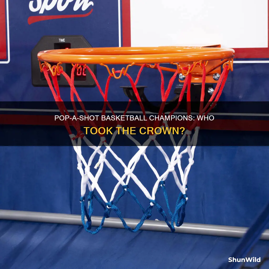 who won pop a shot basketball