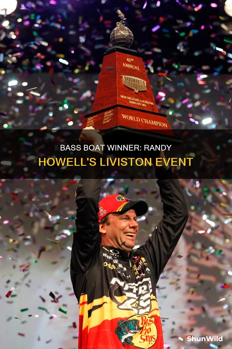 who won randy howell liviston bass boat this year