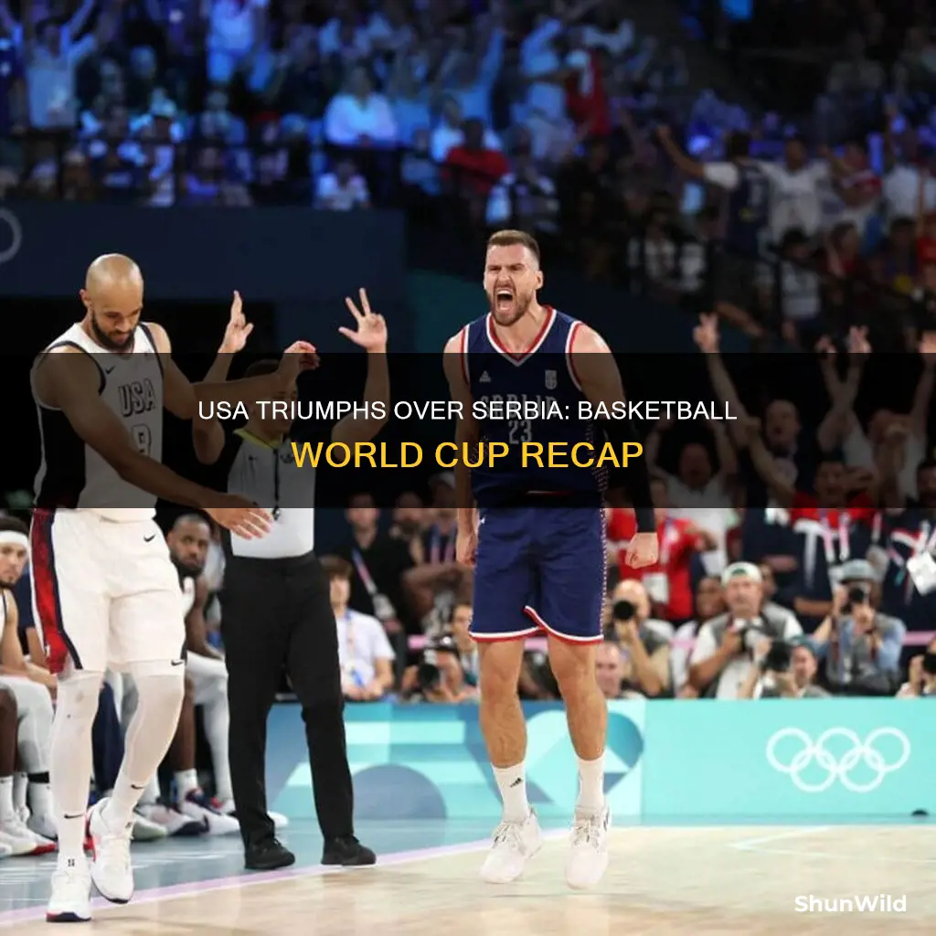 who won serbia or usa basketball
