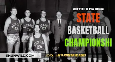The Champions of Indiana's 1952 Basketball Tournament