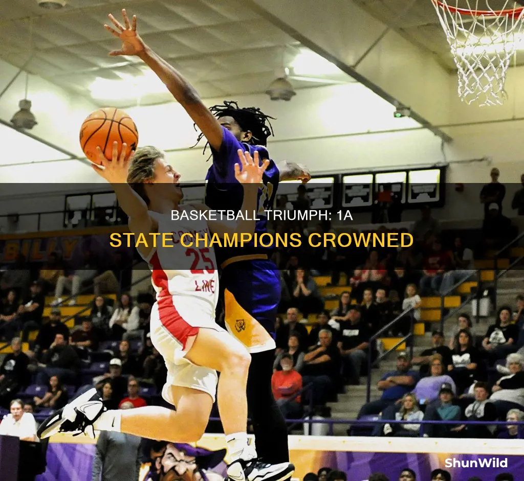 who won the 1a state basketball championship