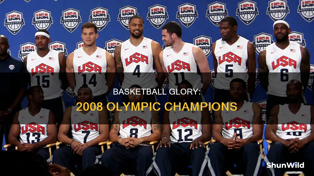 who won the 2008 olympics basketball