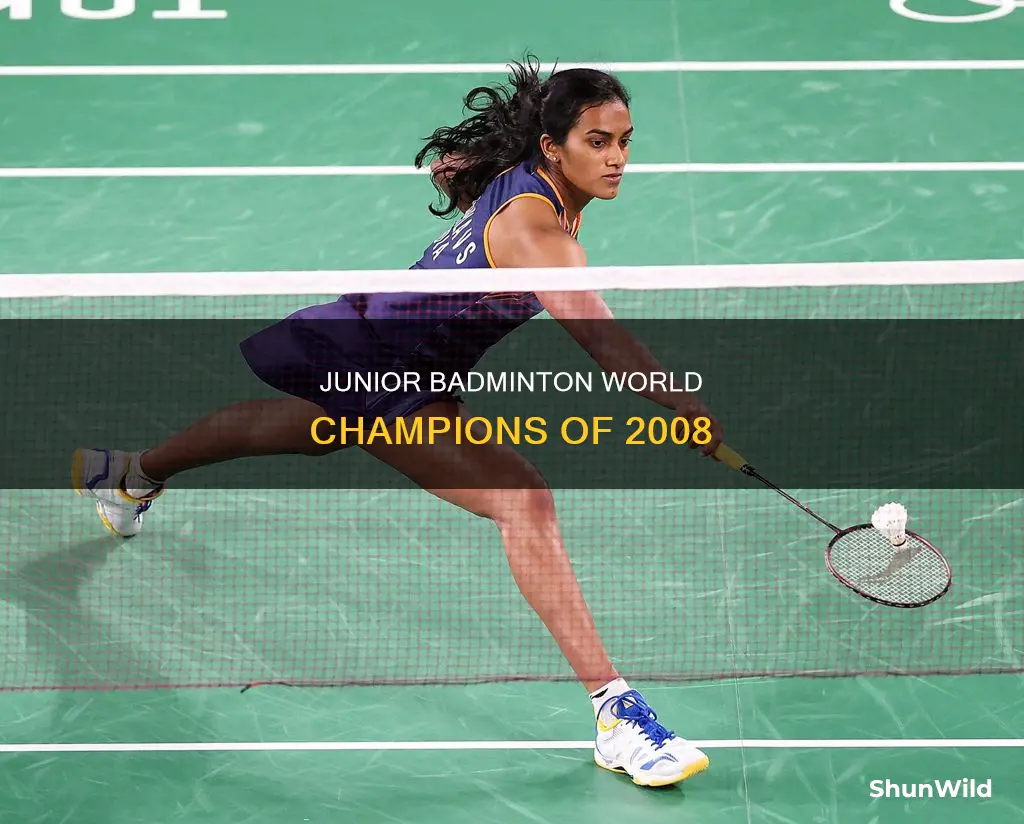 who won the 2008 world junior badminton championship