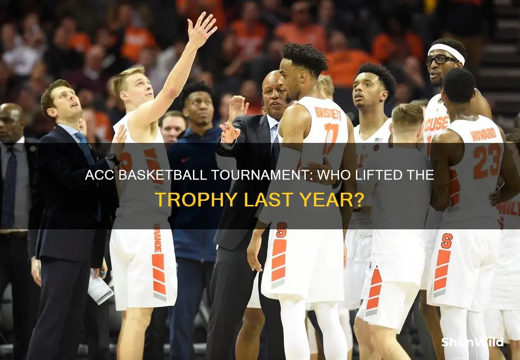 who won the acc basketball tournament last year