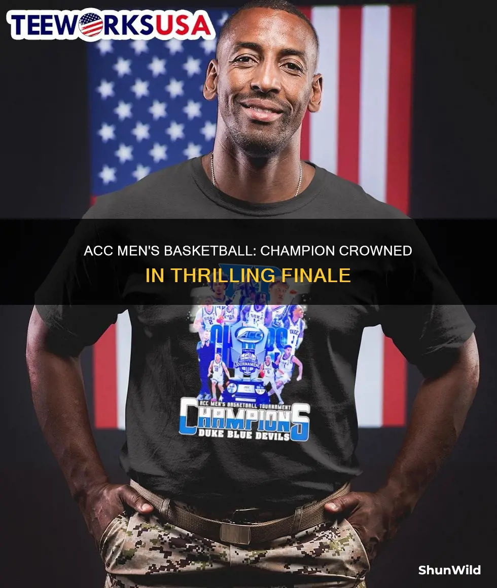 who won the acc men