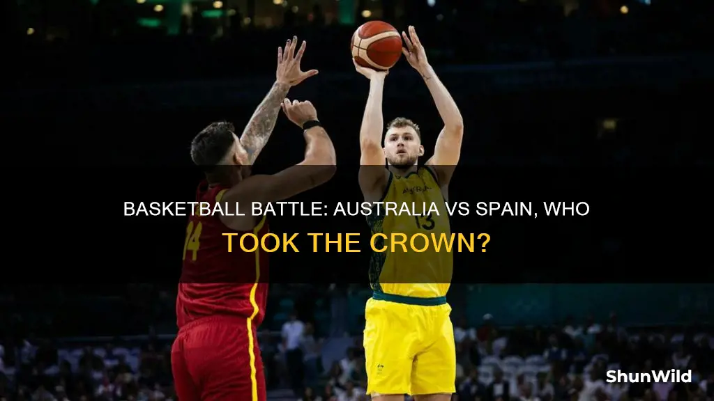 who won the basketball between australia and spain