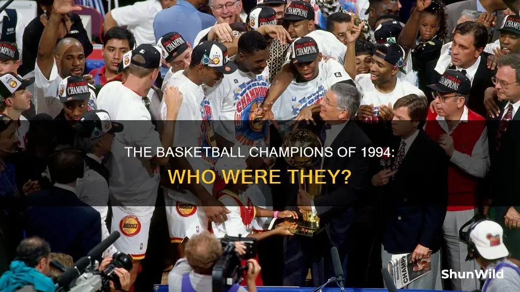 who won the basketball championship in 1994