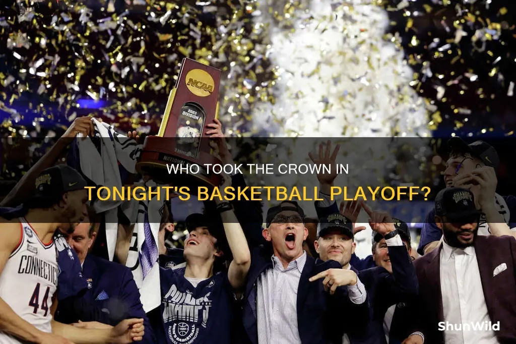 who won the basketball playoff tonight