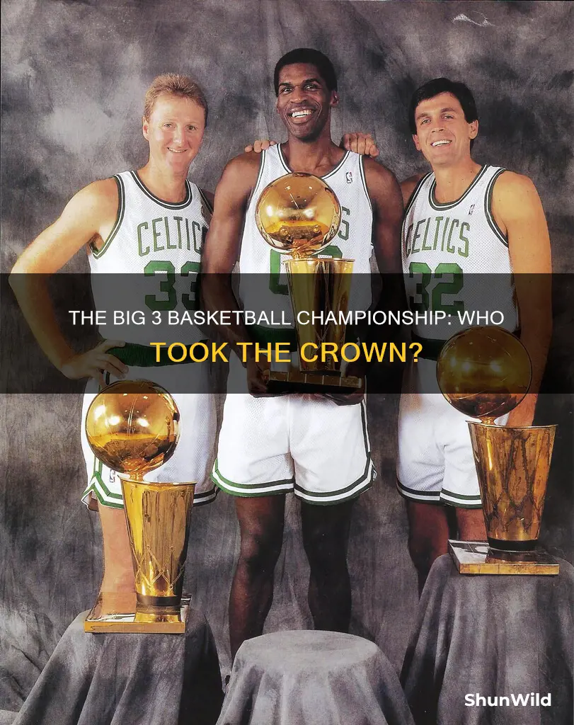 who won the big 3 basketball championship