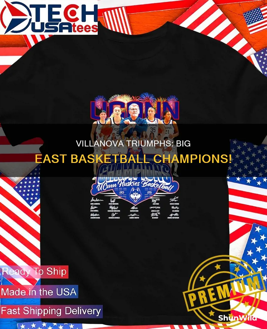 who won the big east basketball