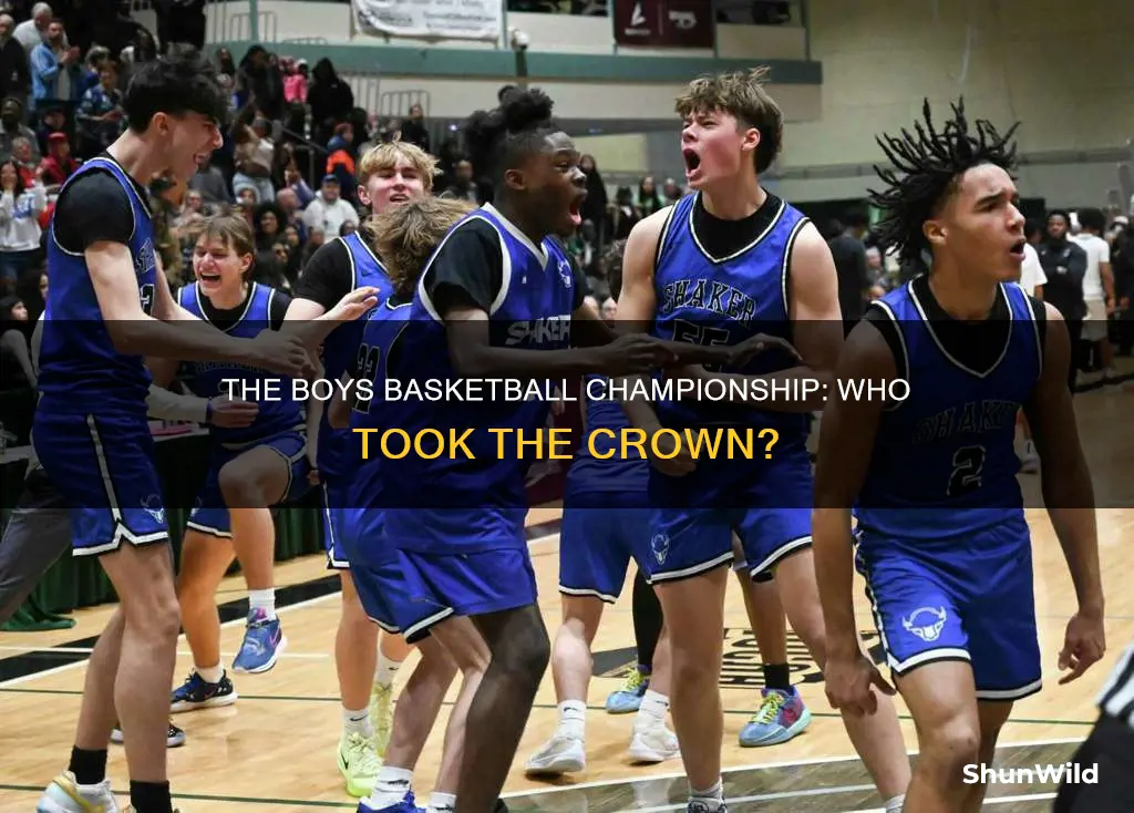 who won the boys basketball championship