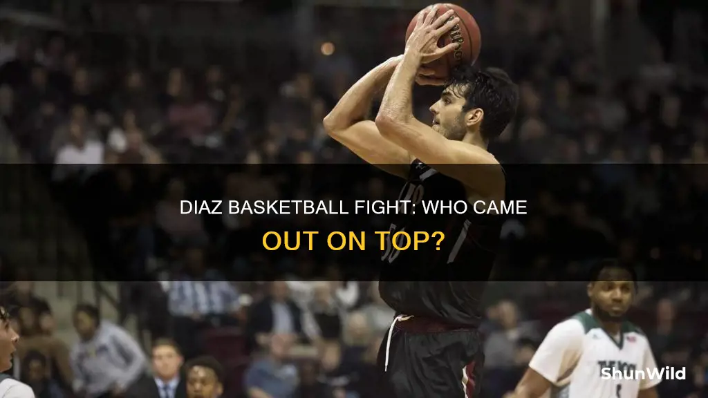 who won the diaz basketball fight