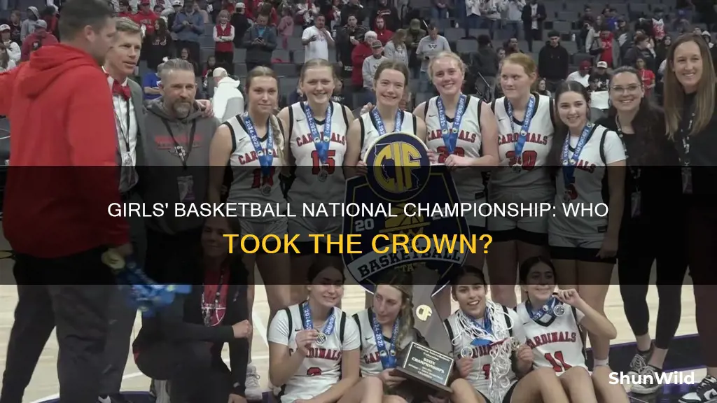 who won the girls basketball national championship
