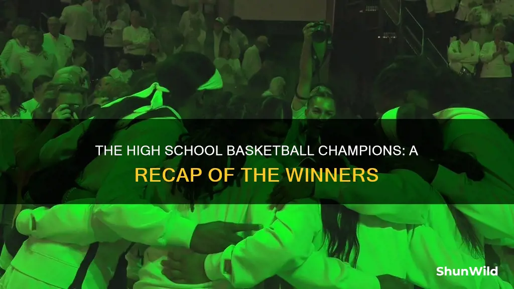 who won the high school basketball championship