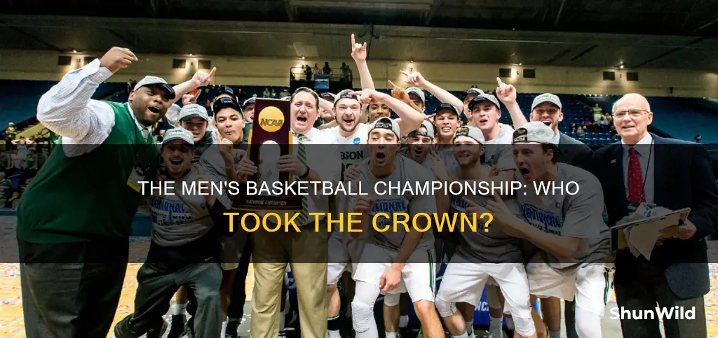 who won the mens basketball championship