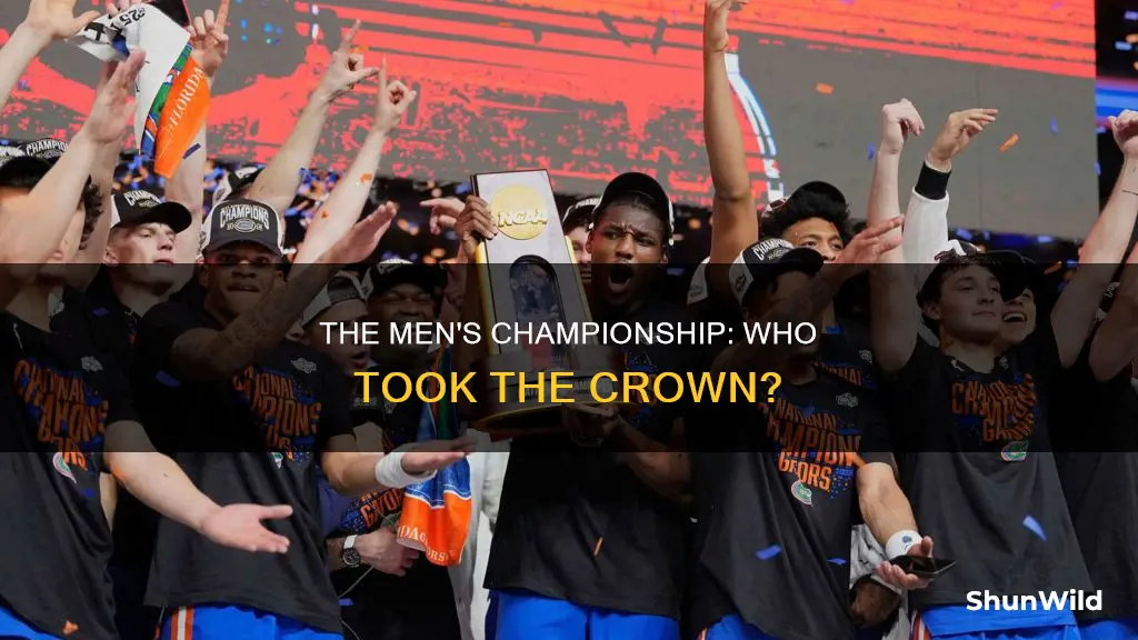 who won the men